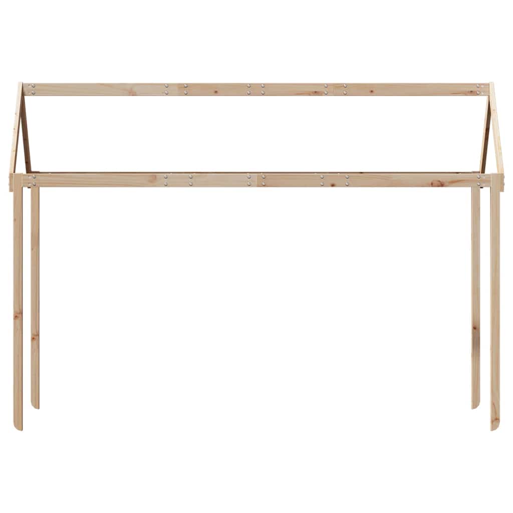 Krov za dječji krevet 217 x 95,5 x 159 cm od masivne borovine