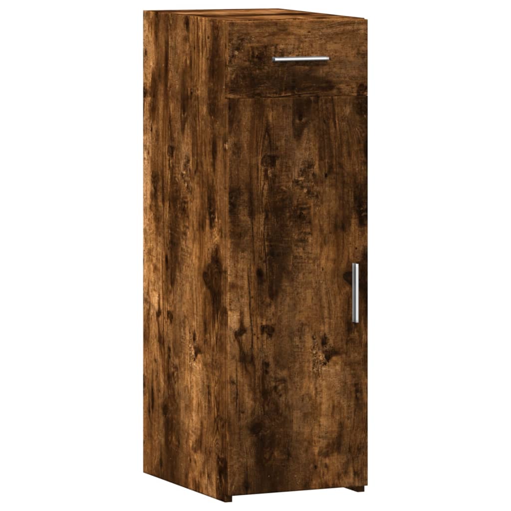 Komoda boja dimljenog hrasta 30x42,5x93 cm konstruirano drvo