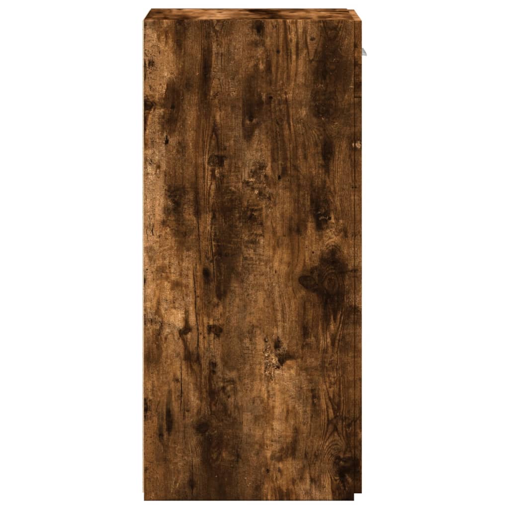 Komoda boja dimljenog hrasta 30x42,5x93 cm konstruirano drvo