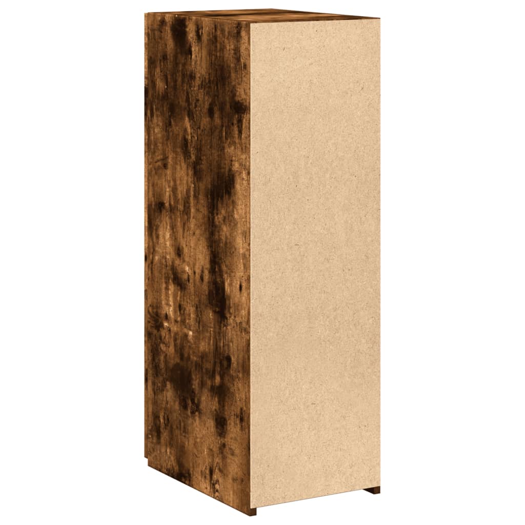 Komoda boja dimljenog hrasta 30x42,5x93 cm konstruirano drvo