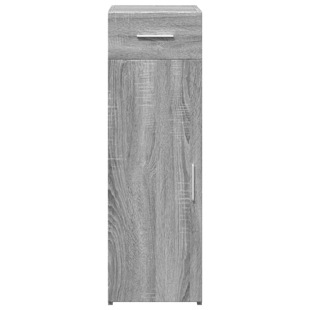 Komoda boja sivog hrasta sonome 30x42,5x93 cm konstruirano drvo