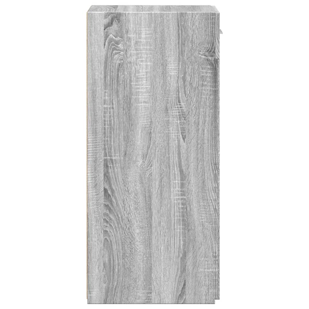 Komoda boja sivog hrasta sonome 30x42,5x93 cm konstruirano drvo