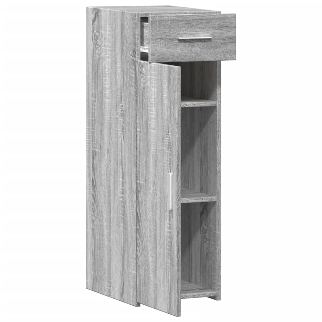 Komoda boja sivog hrasta sonome 30x42,5x93 cm konstruirano drvo
