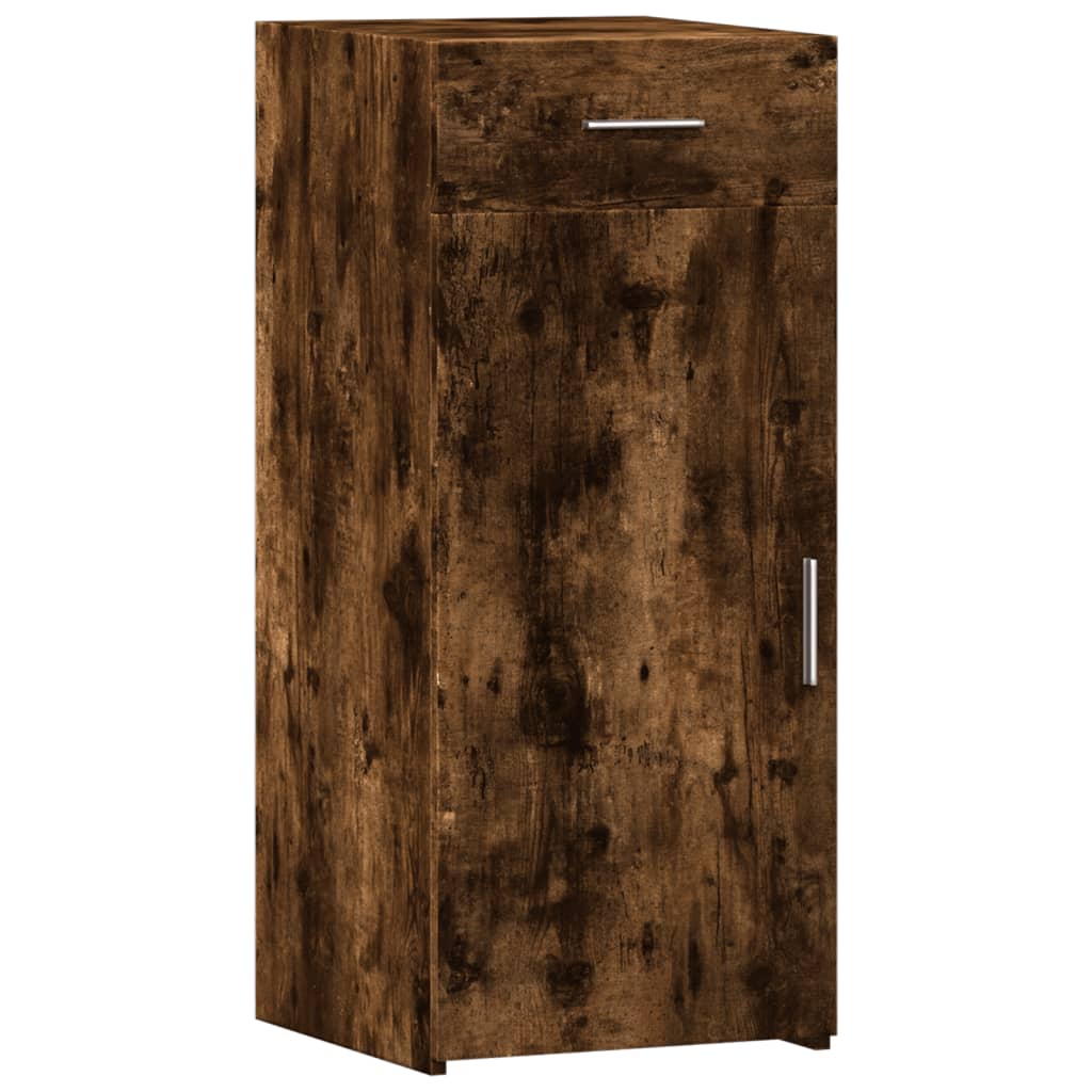 Komoda boja dimljenog hrasta 40x42,5x93 cm konstruirano drvo