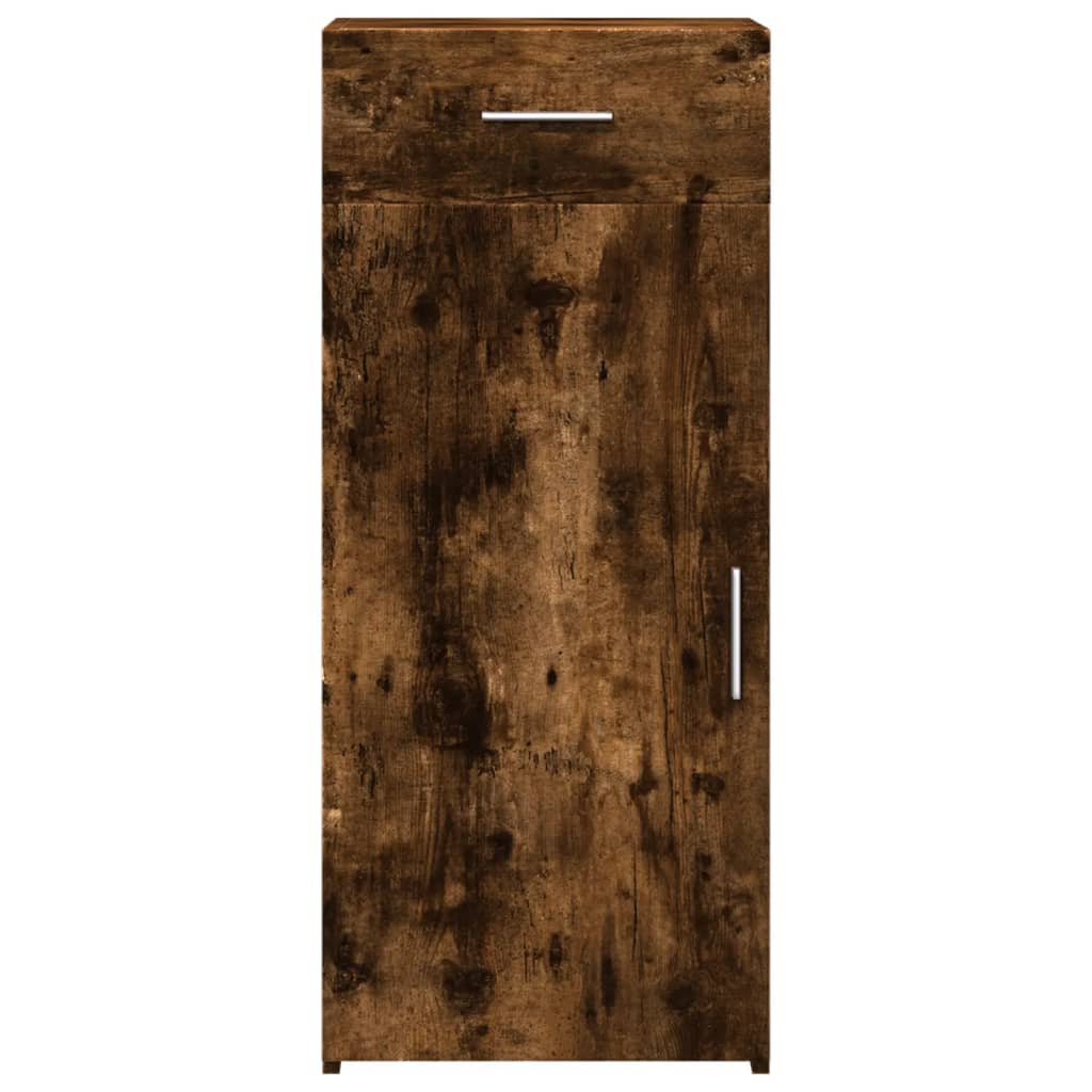 Komoda boja dimljenog hrasta 40x42,5x93 cm konstruirano drvo