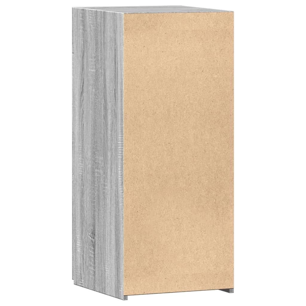 Komoda siva boja hrasta 40 x 42,5 x 93 cm od konstruiranog drva