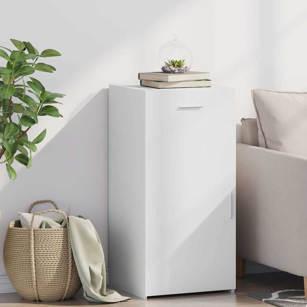 Komoda siva boja betona 45 x 42,5 x 93 cm od konstruiranog drva