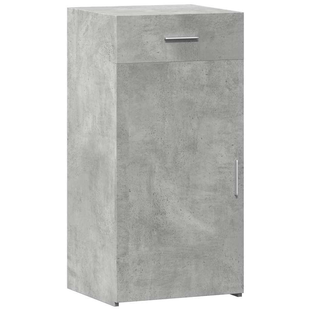 Komoda siva boja betona 45 x 42,5 x 93 cm od konstruiranog drva