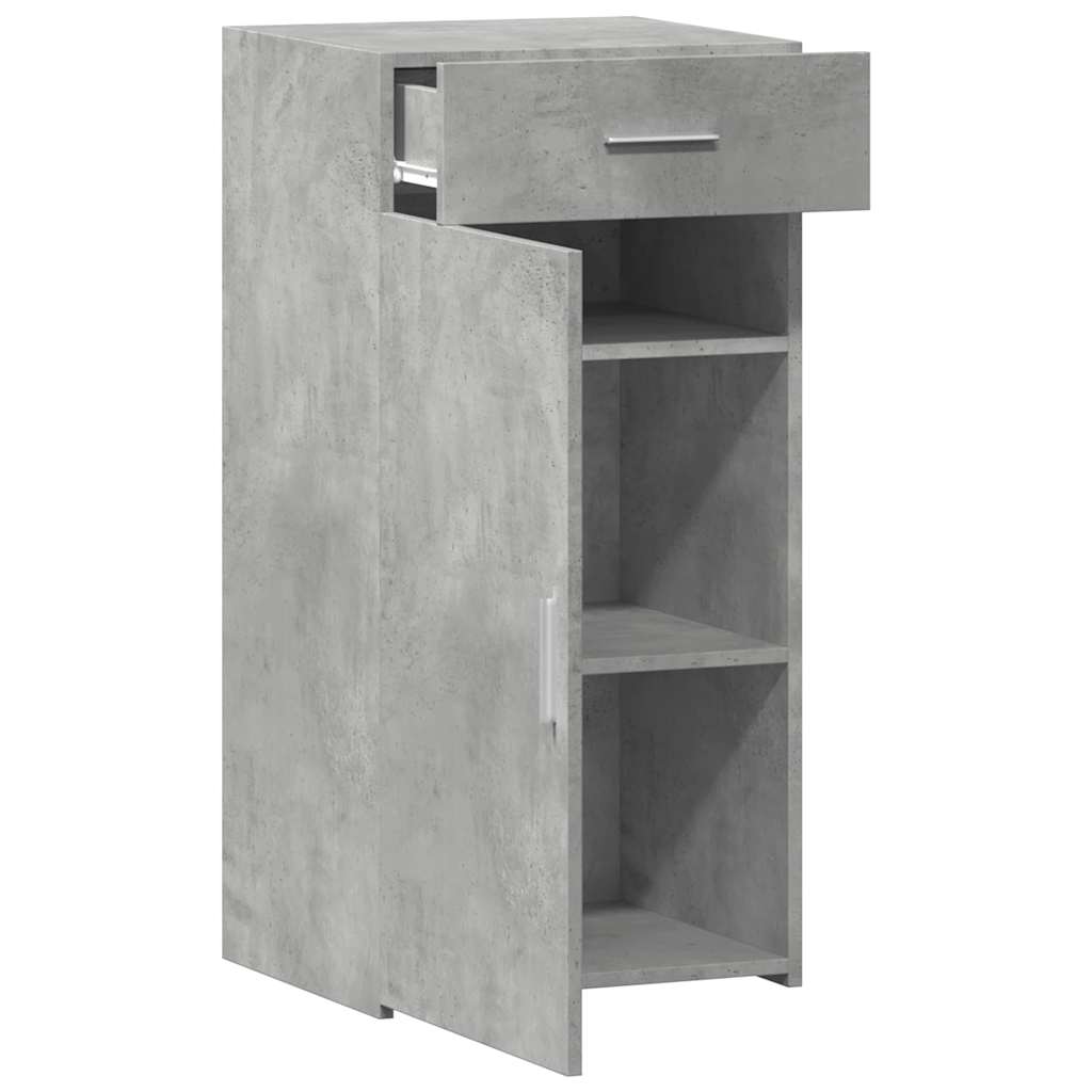 Komoda siva boja betona 45 x 42,5 x 93 cm od konstruiranog drva