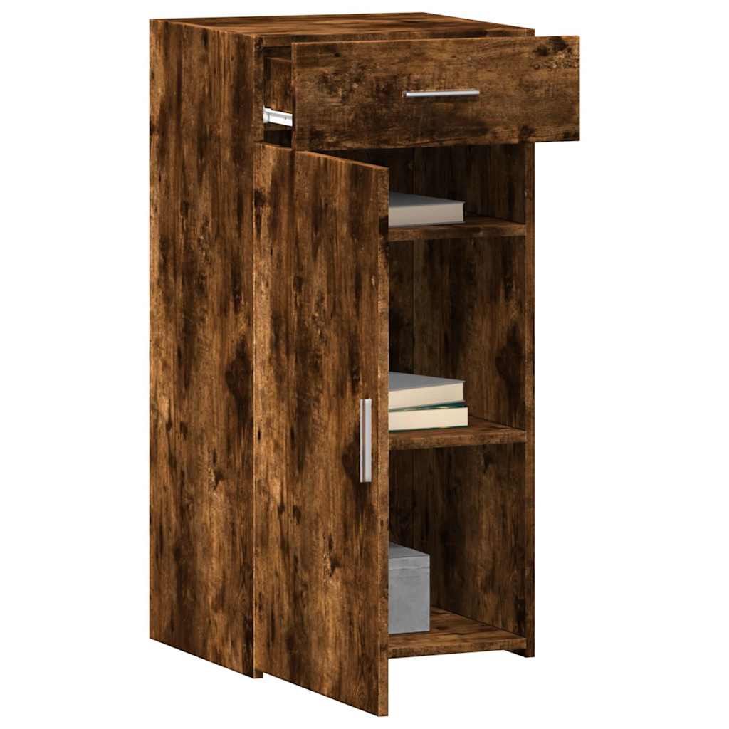 Komoda siva boja betona 45 x 42,5 x 93 cm od konstruiranog drva