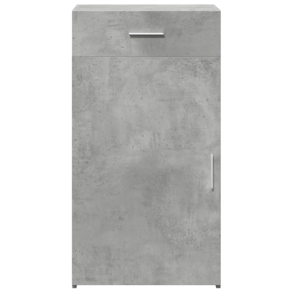 Komoda siva boja betona 50 x 42,5 x 93 cm od konstruiranog drva