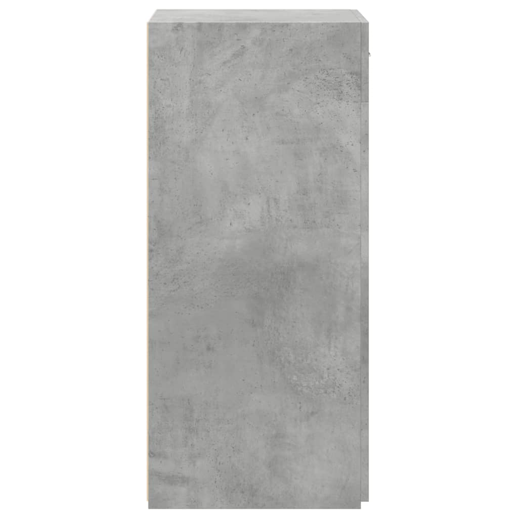 Komoda siva boja betona 50 x 42,5 x 93 cm od konstruiranog drva
