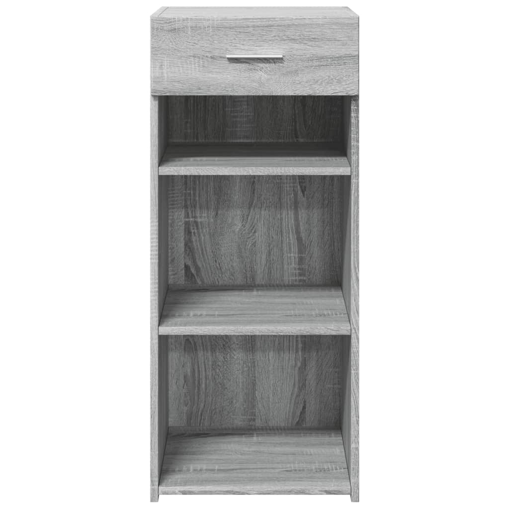 Komoda siva boja hrasta 40 x 42,5 x 93 cm od konstruiranog drva