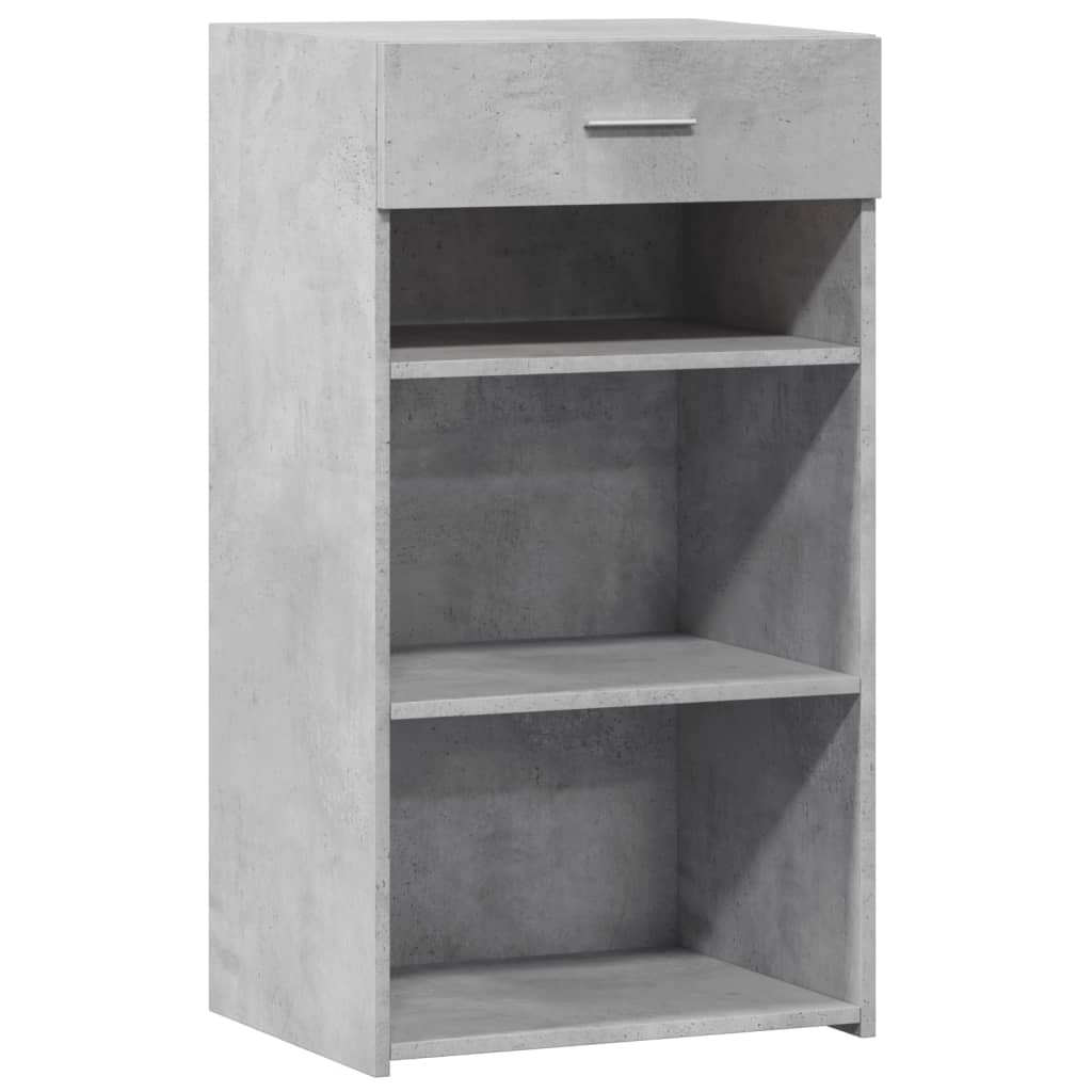 Komoda siva boja betona 50 x 42,5 x 93 cm od konstruiranog drva