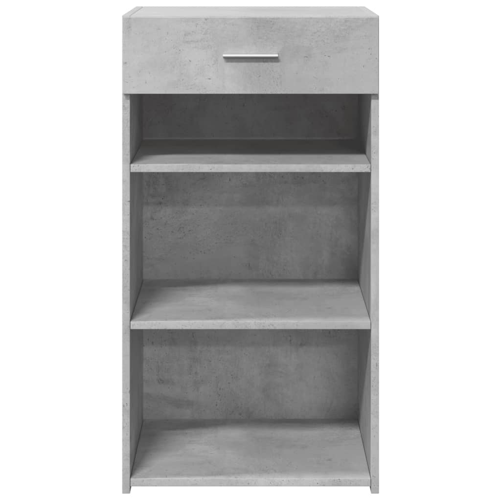 Komoda siva boja betona 50 x 42,5 x 93 cm od konstruiranog drva
