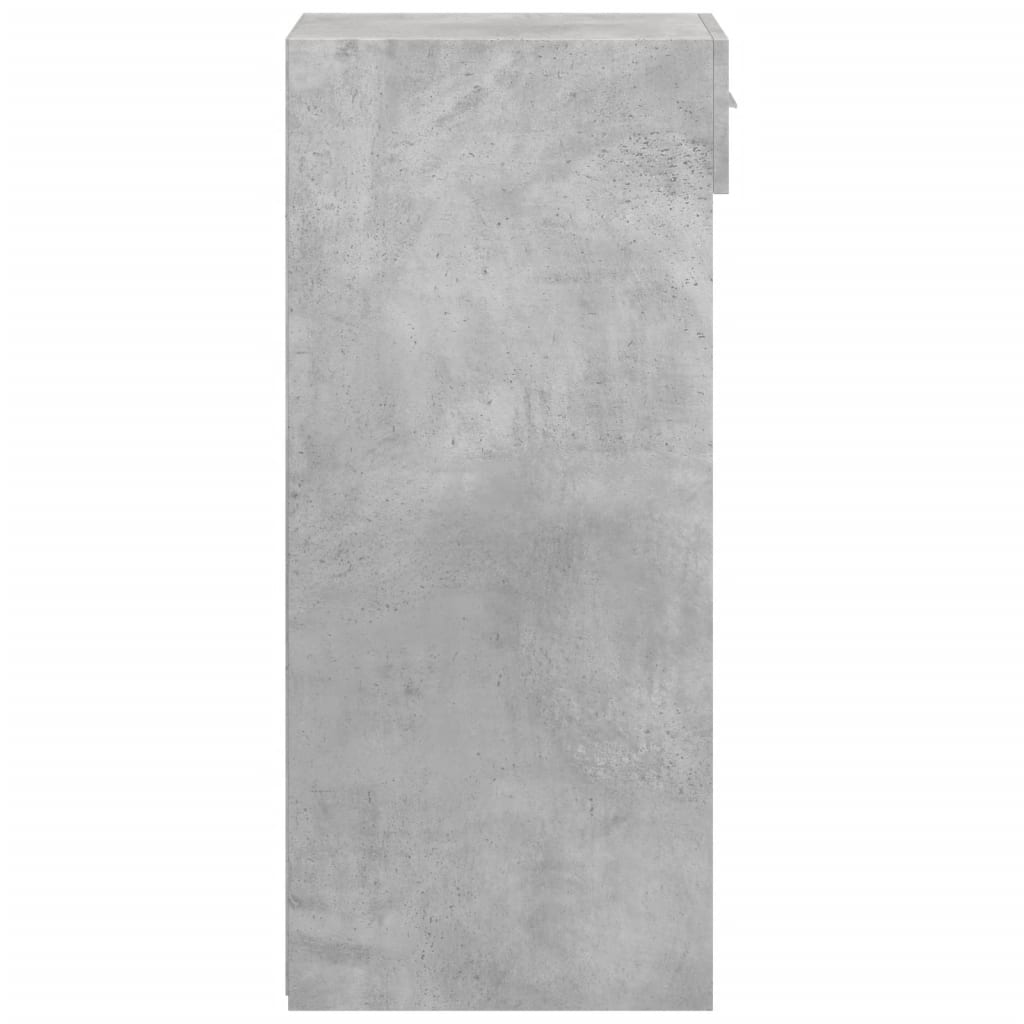 Komoda siva boja betona 50 x 42,5 x 93 cm od konstruiranog drva