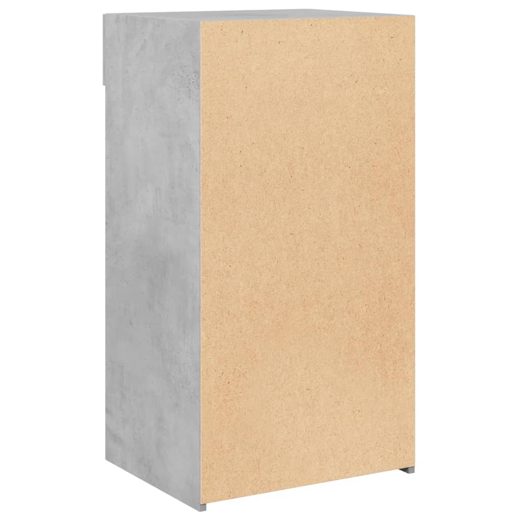 Komoda siva boja betona 50 x 42,5 x 93 cm od konstruiranog drva