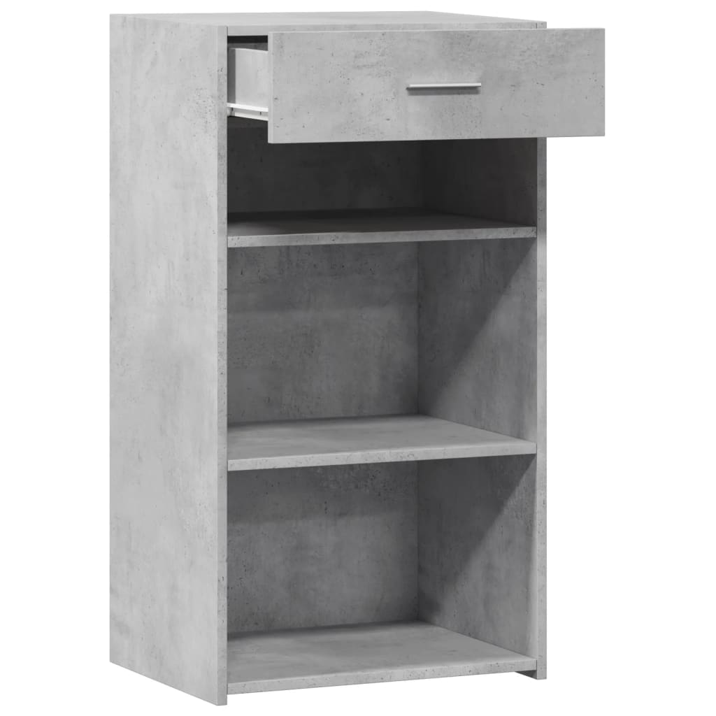 Komoda siva boja betona 50 x 42,5 x 93 cm od konstruiranog drva
