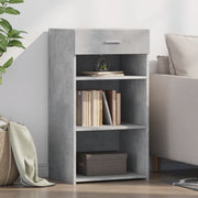 Komoda siva boja betona 50 x 42,5 x 93 cm od konstruiranog drva