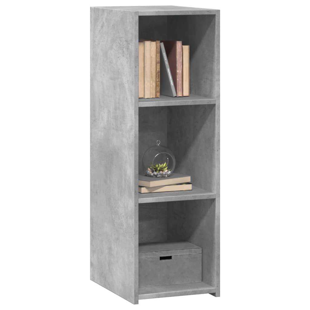 Komoda siva boja betona 30x41x93 cm od konstruiranog drva