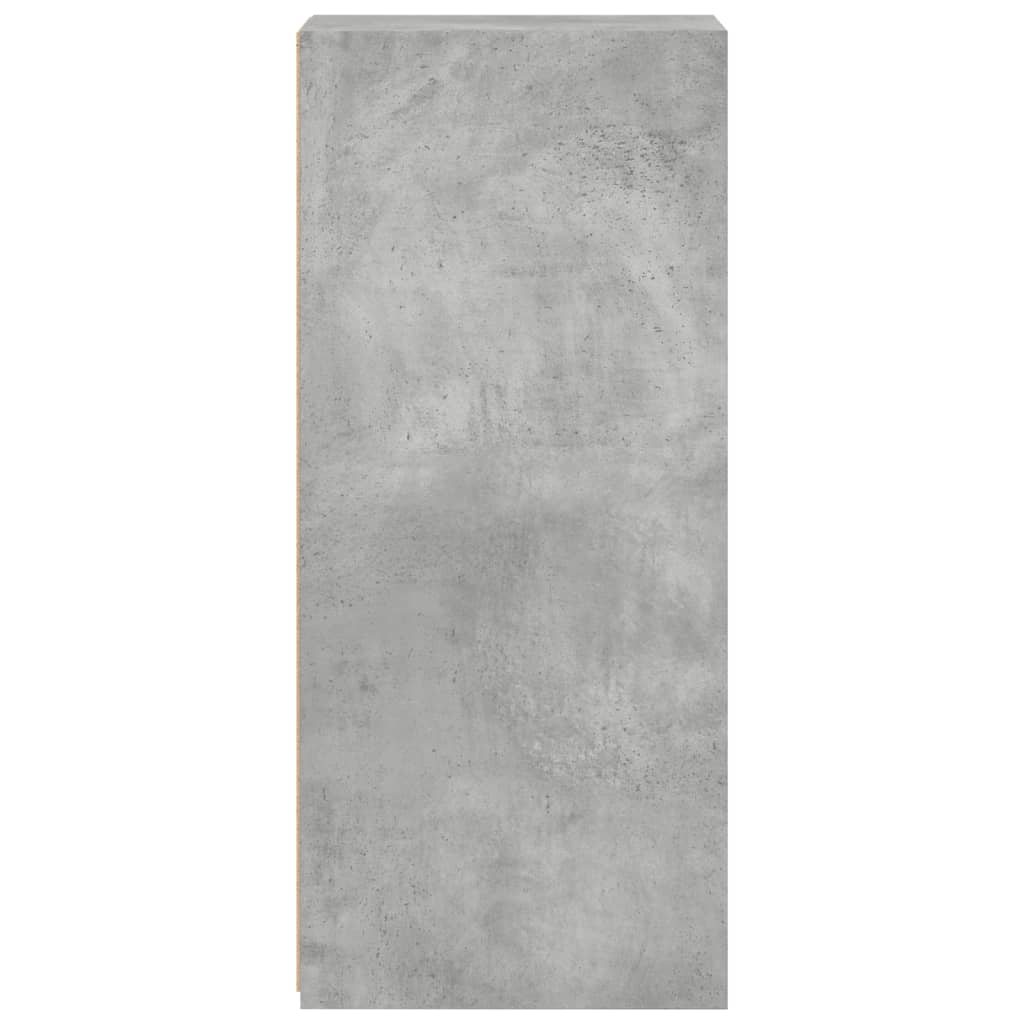 Komoda siva boja betona 30x41x93 cm od konstruiranog drva