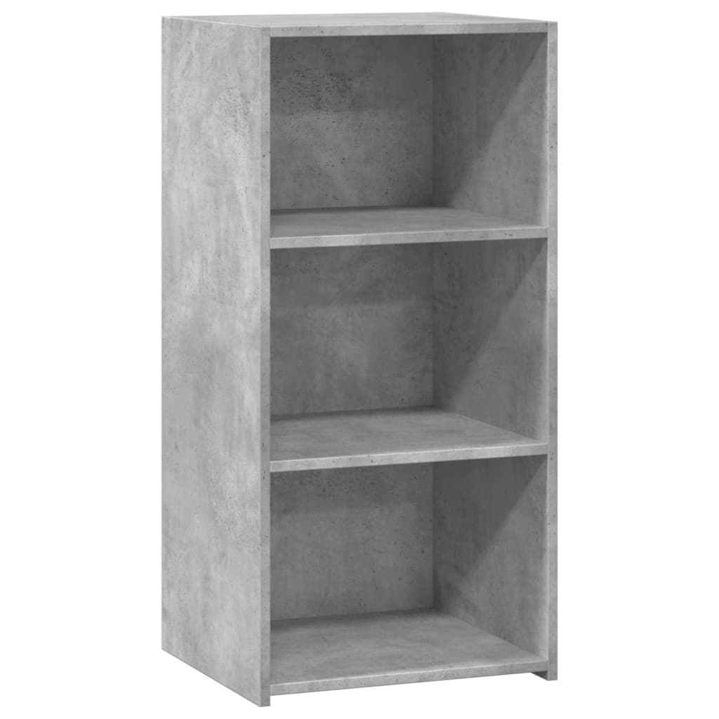 Komoda siva boja betona 45x41x93 cm od konstruiranog drva