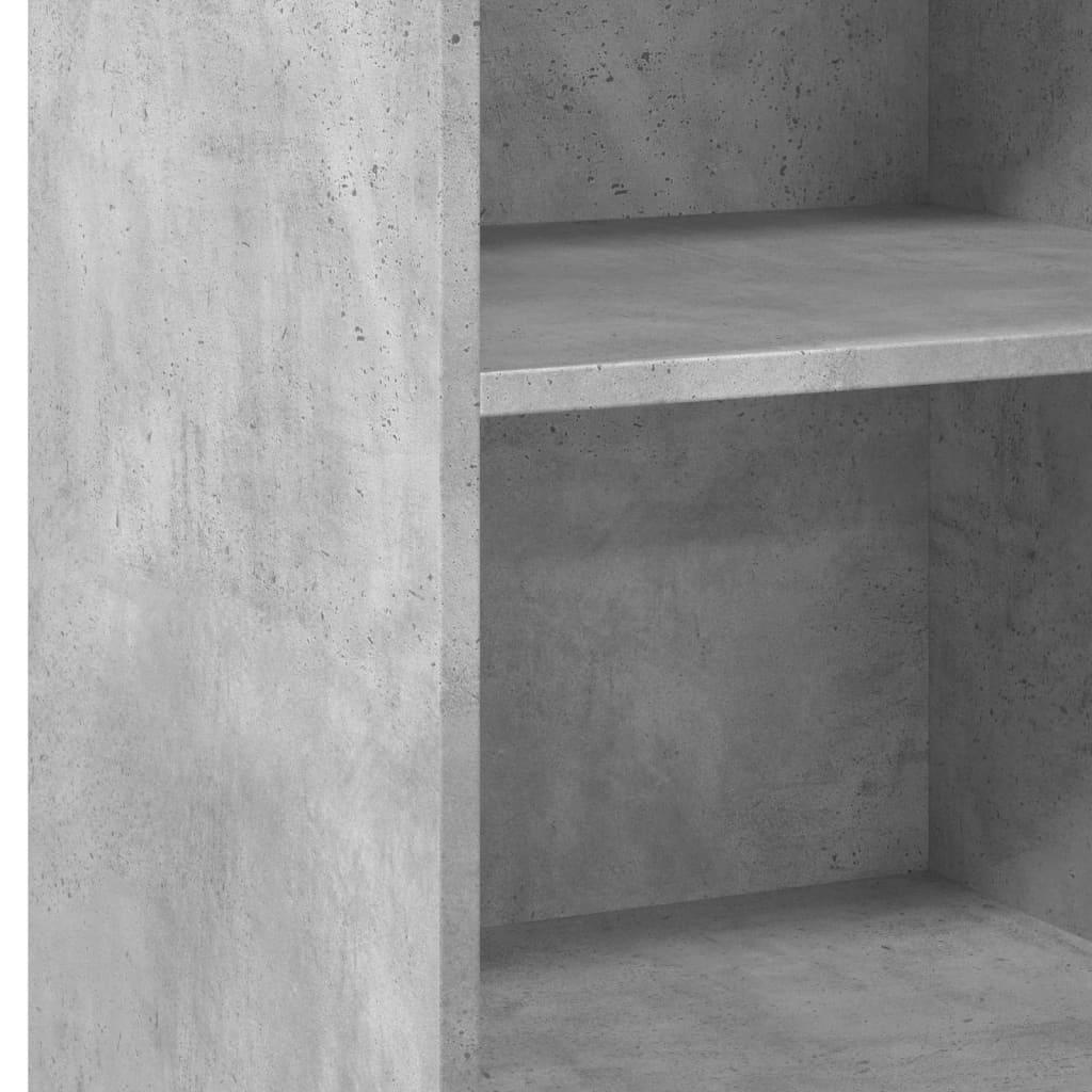 Komoda siva boja betona 45x41x93 cm od konstruiranog drva