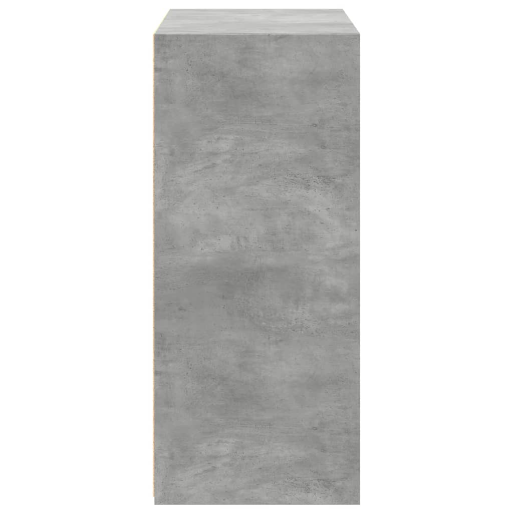 Komoda siva boja betona 70x41x93 cm od konstruiranog drva