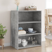 Komoda siva boja betona 70x41x93 cm od konstruiranog drva