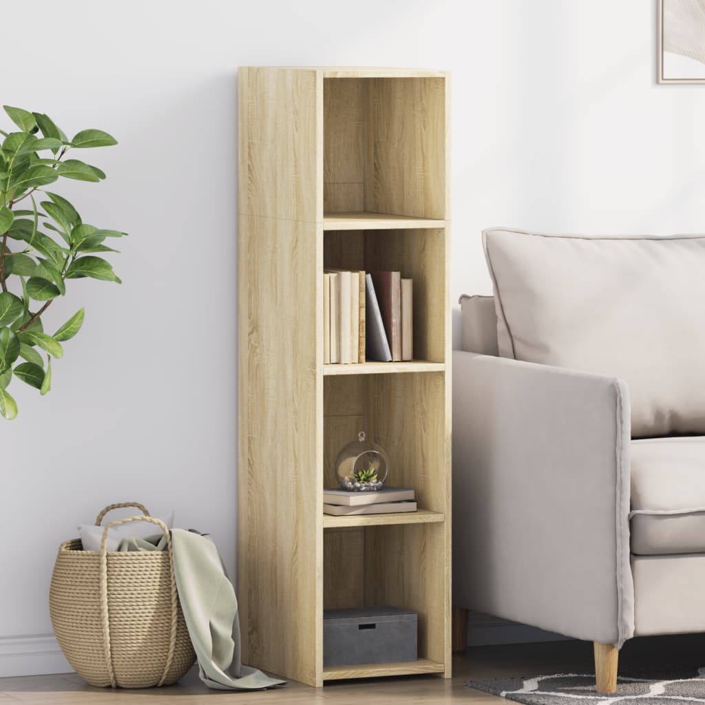 Visoka komoda hrasta sonome 30x41x124 cm od konstruiranog drva