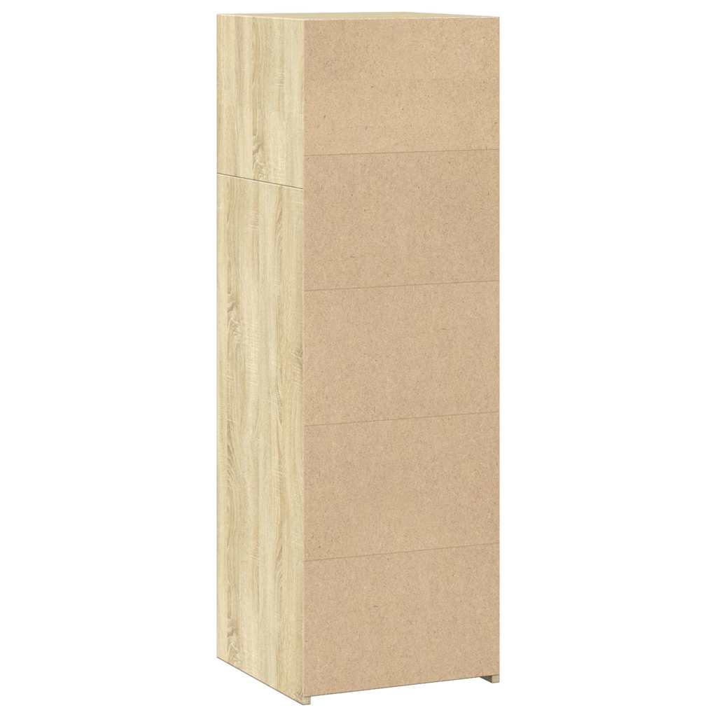 Visoka komoda hrasta sonome 40x41x124 cm od konstruiranog drva
