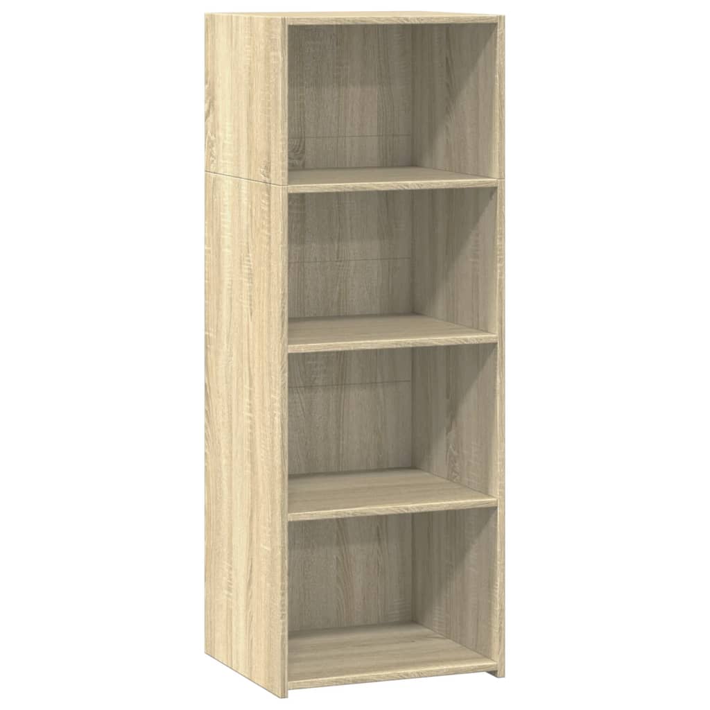 Visoka komoda boja hrasta sonome 45x41x124 cm konstruirano drvo