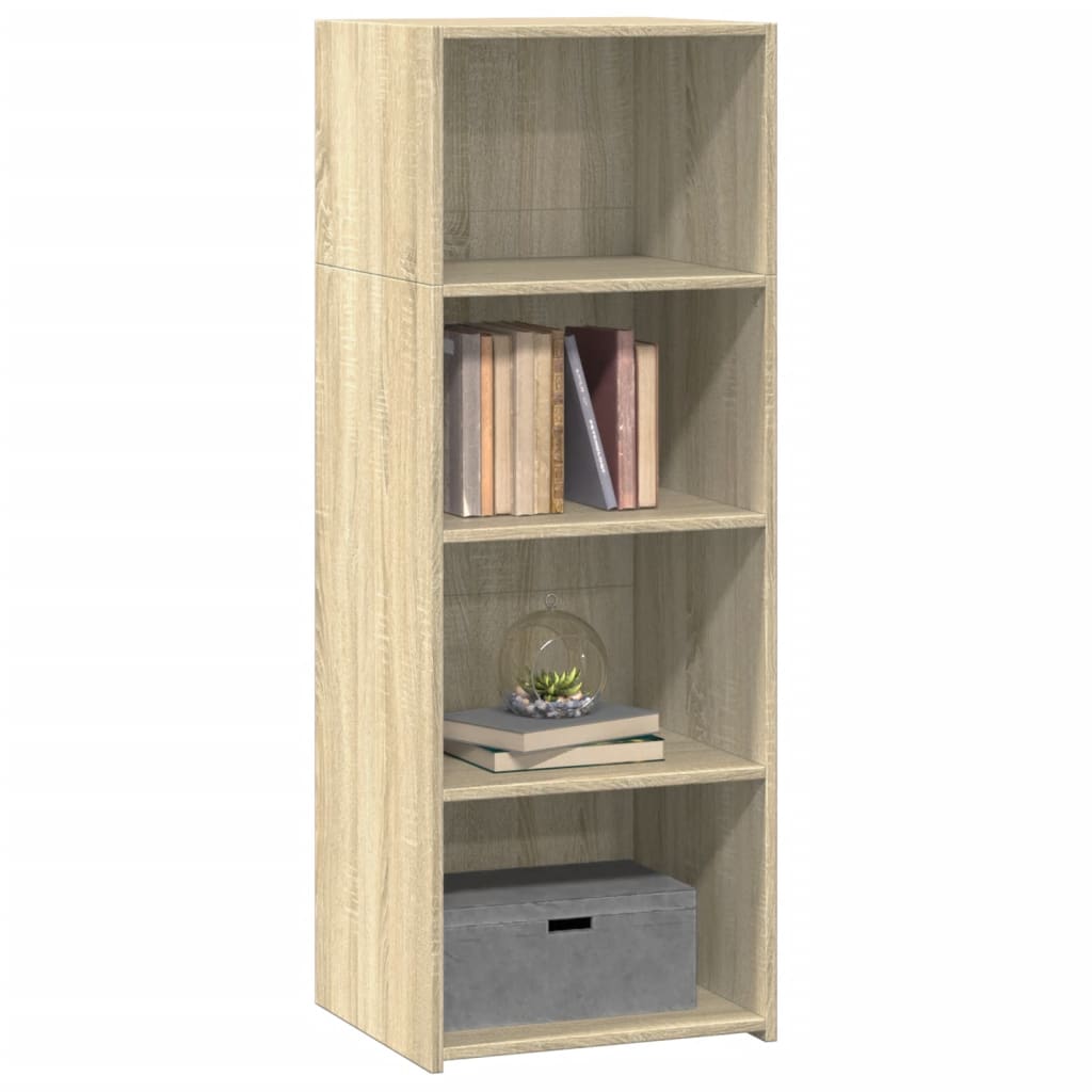 Visoka komoda boja hrasta sonome 45x41x124 cm konstruirano drvo