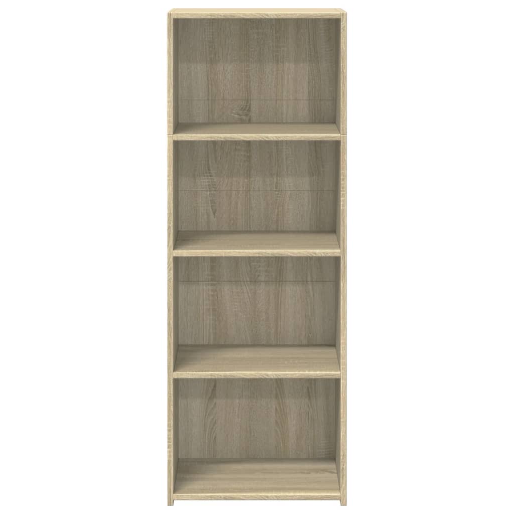 Visoka komoda boja hrasta sonome 45x41x124 cm konstruirano drvo