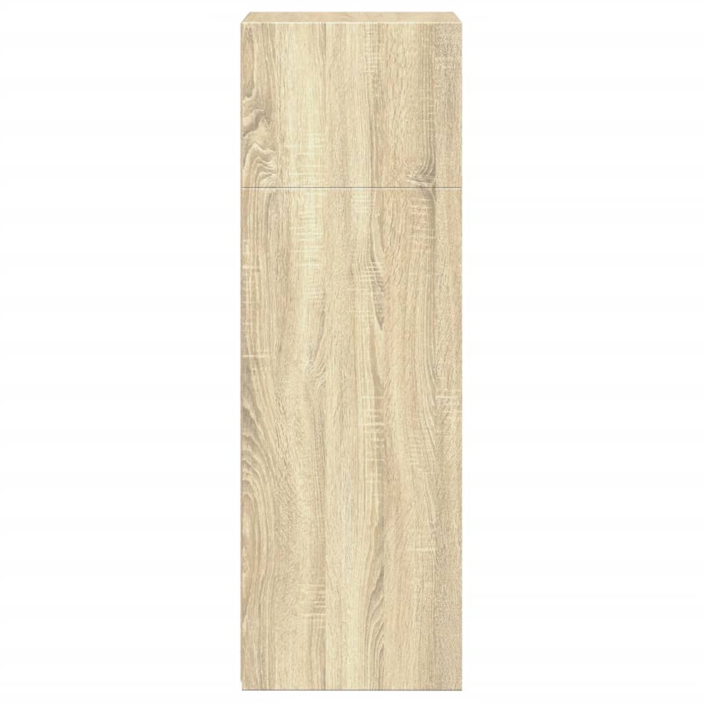 Visoka komoda boja hrasta sonome 45x41x124 cm konstruirano drvo