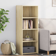Visoka komoda boja hrasta sonome 45x41x124 cm konstruirano drvo
