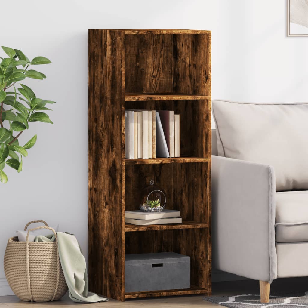 Visoka komoda boja dimljenog hrasta 45x41x124 cm