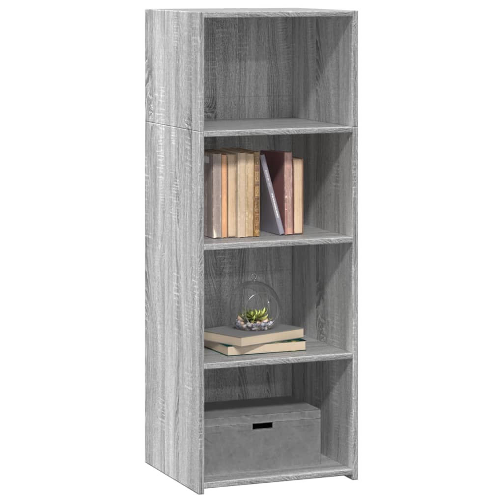 Visoka komoda siva sonome 45x41x124 cm konstruirano drvo