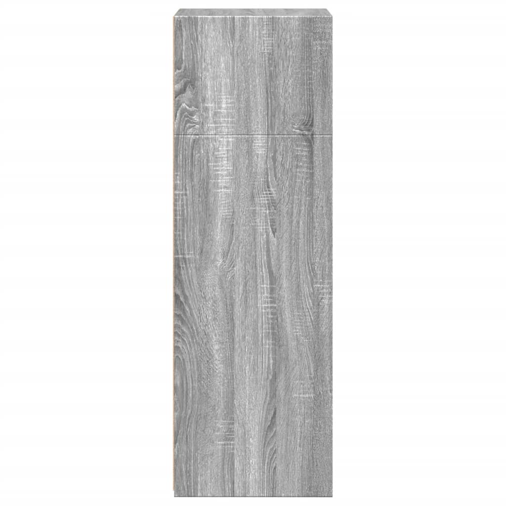 Visoka komoda siva sonome 45x41x124 cm konstruirano drvo