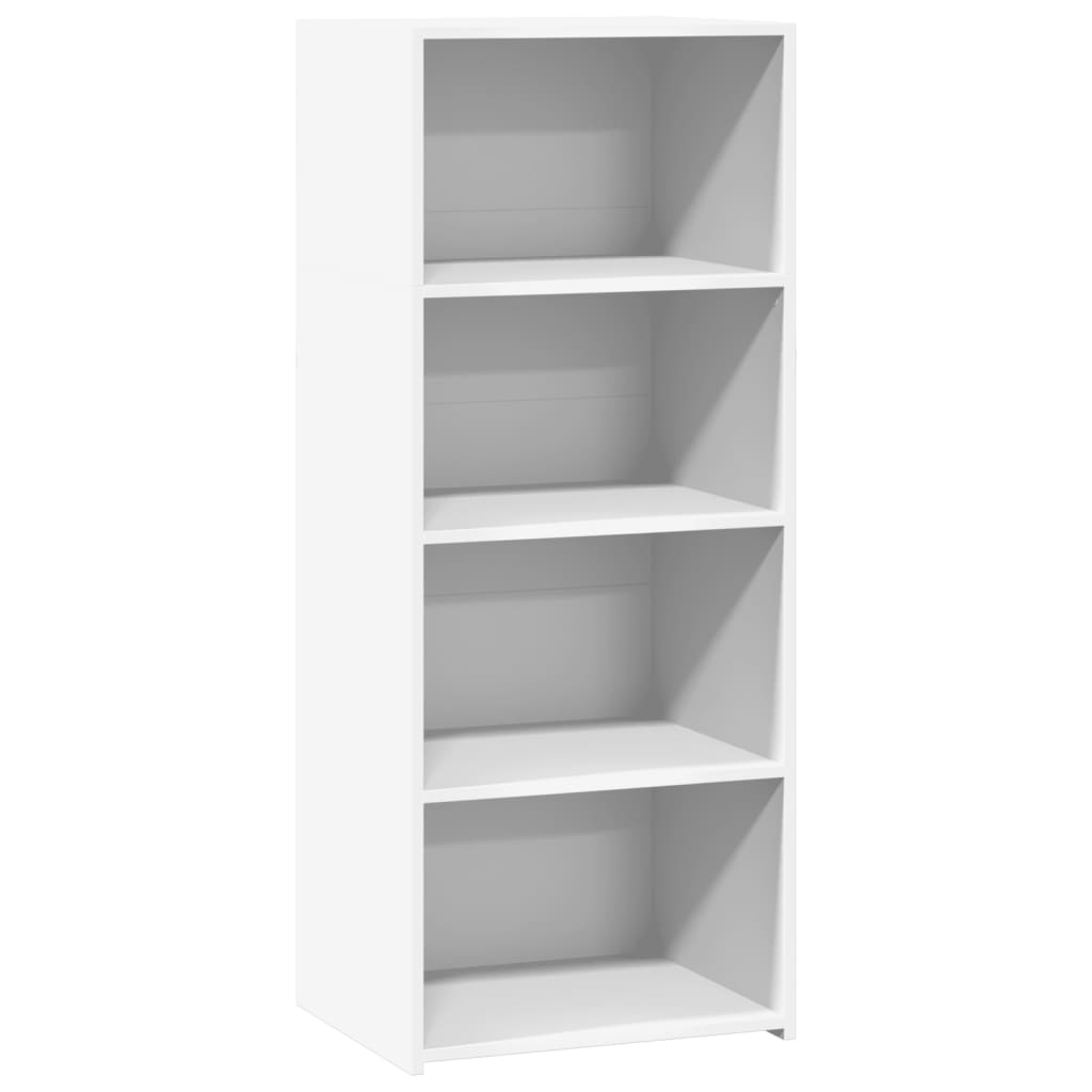 Visoka komoda siva boja hrasta 50x41x124 cm konstruirano drvo