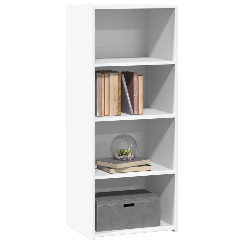 Visoka komoda siva boja hrasta 50x41x124 cm konstruirano drvo