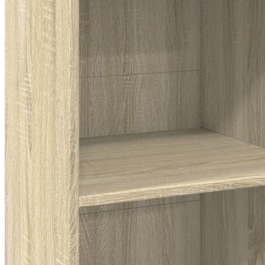 Visoka komoda boja hrasta sonome 50x41x124 cm konstruirano drvo