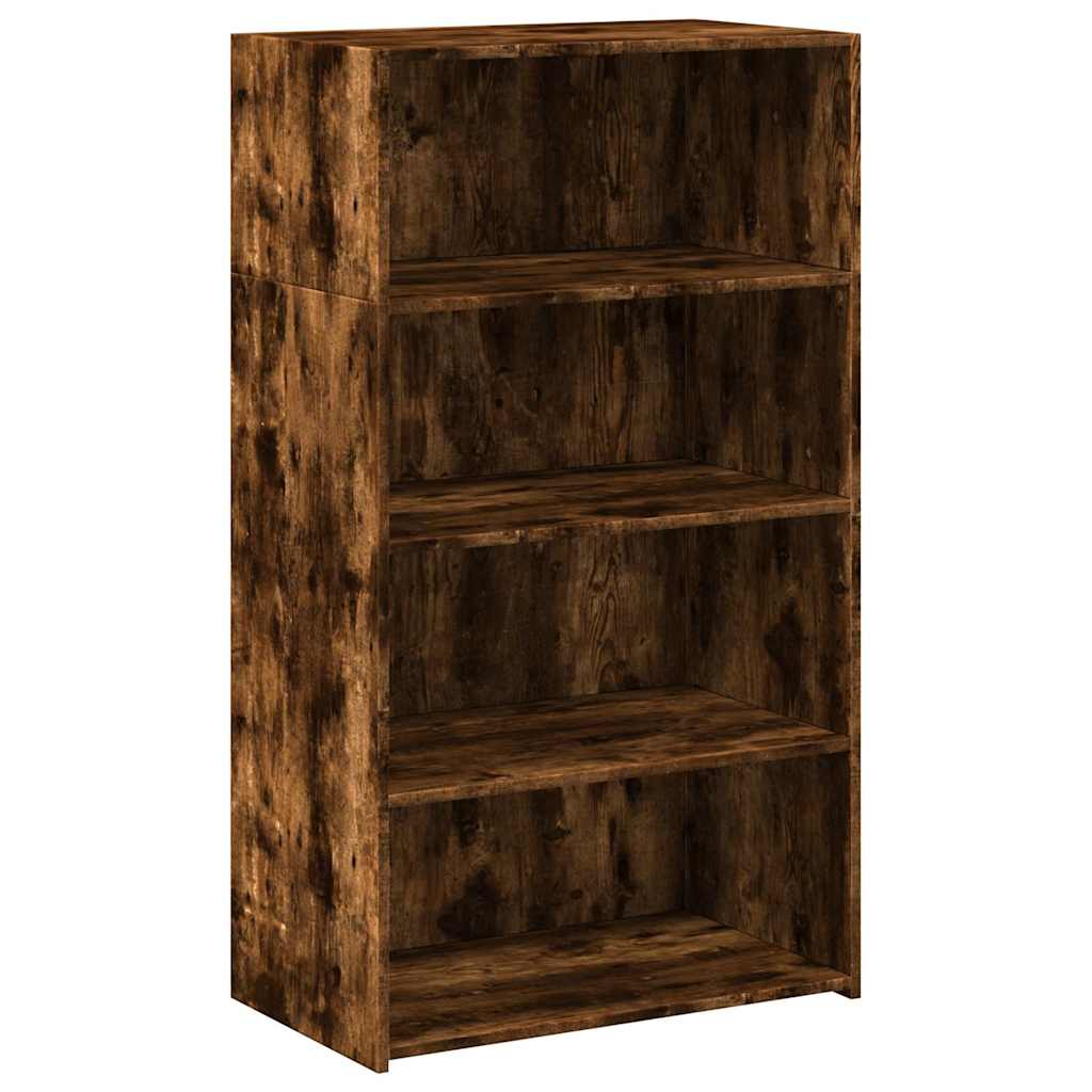 Visoka komoda boje hrasta 70 x 41 x 124 cm konstruirano drvo