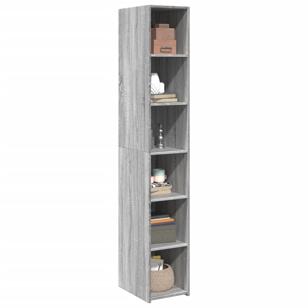 Visoka komoda boje hrasta 30x41x185 cm od konstruiranog drva