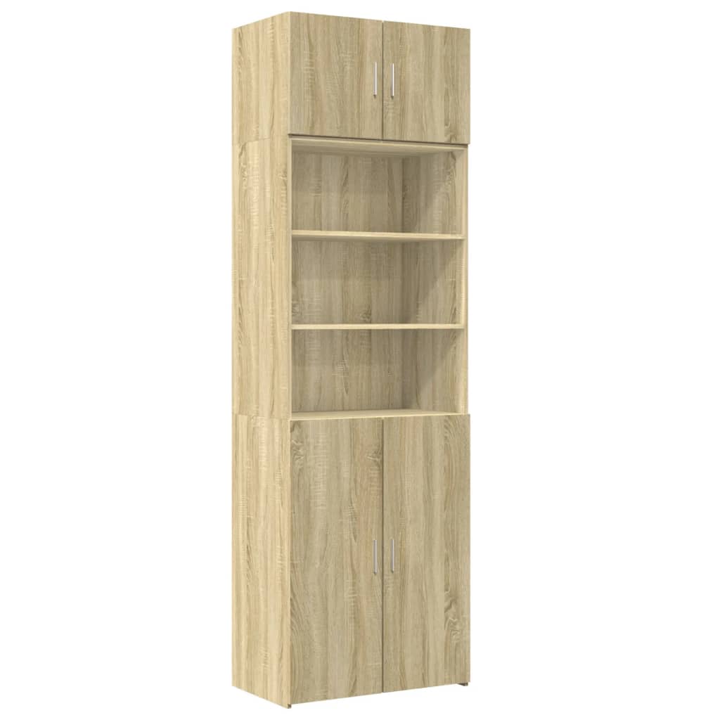 Ormarić za pohranu boja hrasta sonome 70 x 42,5 x 225 cm drveni