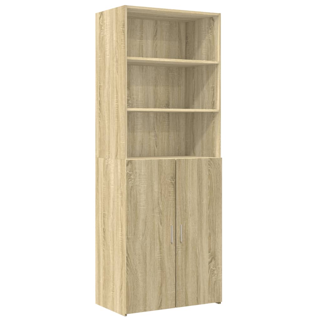 Ormarić za pohranu boja hrasta sonome 70 x 42,5 x 225 cm drveni