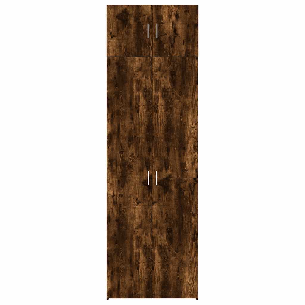 Ormarić za pohranu boja hrasta 70x42,5x225 cm konstruirano drvo