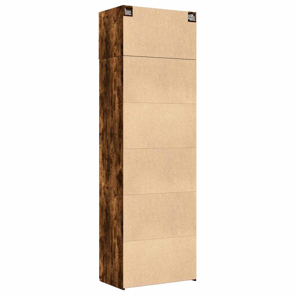 Ormarić za pohranu boja hrasta 70x42,5x225 cm konstruirano drvo