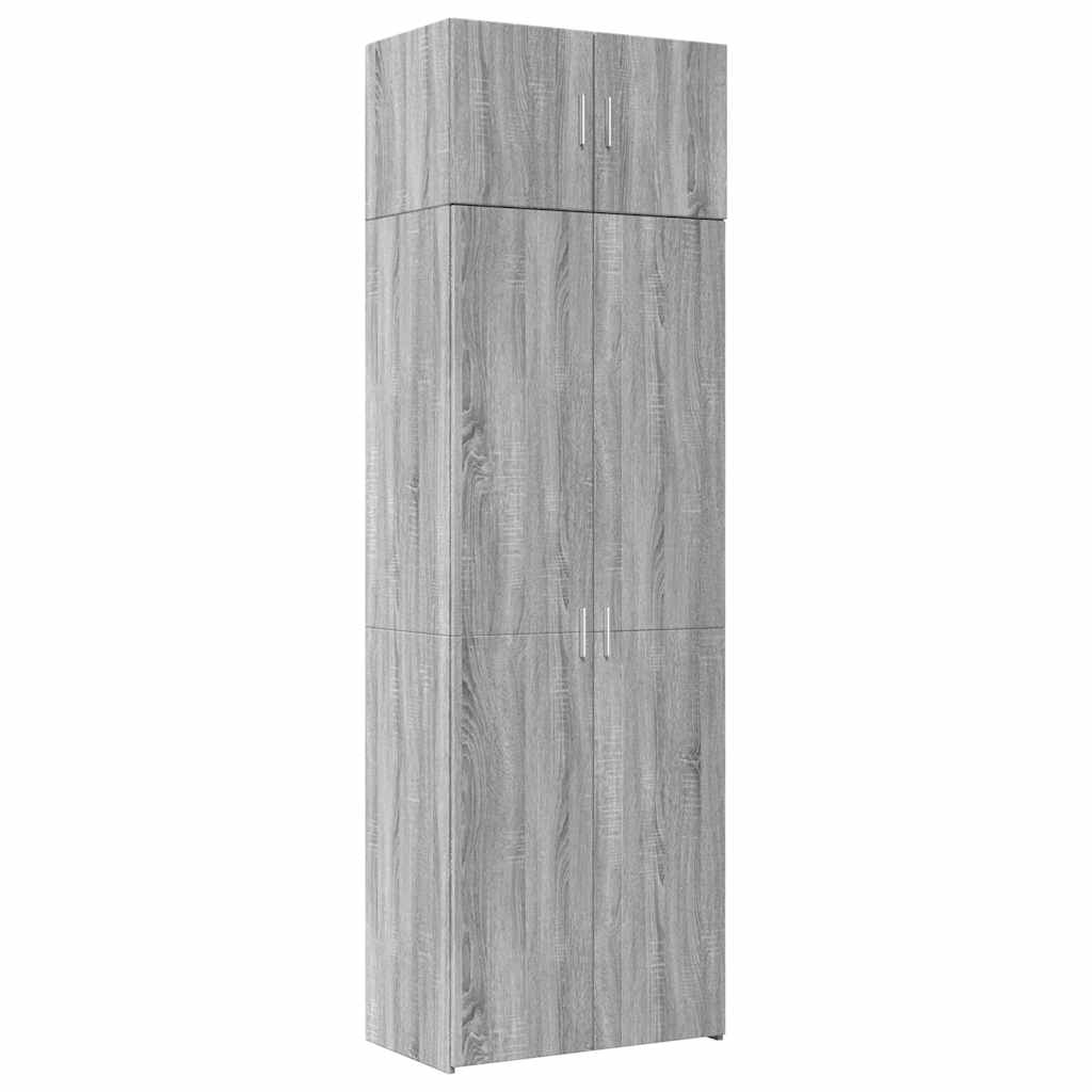 Ormarić za pohranu boja hrasta sonome 70 x 42,5 x 225 cm drveni