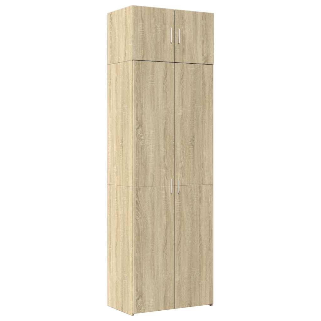 Ormarić za pohranu boja hrasta sonome 70 x 42,5 x 225 cm drveni